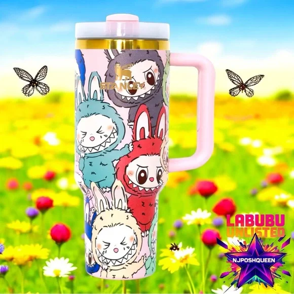 LABUBU Limited Edition 40oz Travel Tumbler by Stanley - Picture 2 of 11